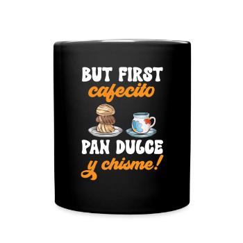 Concha Hispanic Mexikanisch Pan Dulce - Tasse einfarbig - Schwarz - Vorne