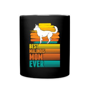 Meilleure maman malinoise de tous les temps Mechelse Herder - Mug uni - noir - Devant