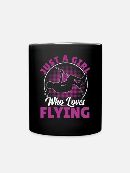 Stabhochspringer-Geschenk - Tasse einfarbig - Schwarz