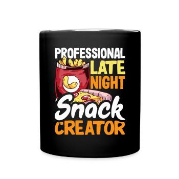Créateur professionnel de collations de fin de soirée - Mug uni - noir - Devant