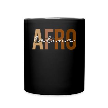 Fierté hispanique afro-américaine noire - Mug uni - noir - Devant
