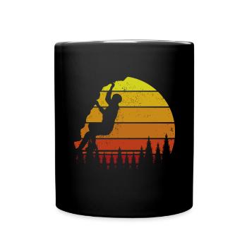 Escalade Montagne Bloc Climble Climber - Mug uni - noir - Devant