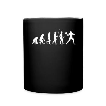 American Football Tshirt Men's Kids Football - Full Colour Mug - black - Front