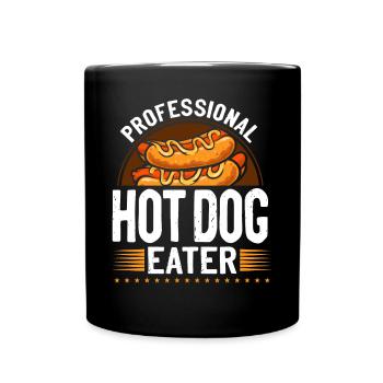 Hot Dog Adulte Professionnel Hot-Dog - Mug uni - noir - Devant