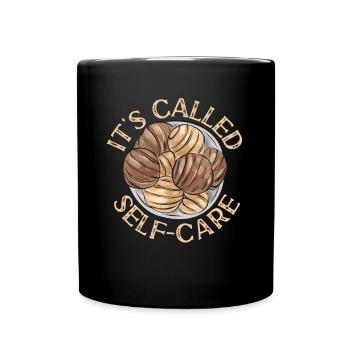Concha Hispanic Mexican Pan Dulce - Full Colour Mug - black - Front