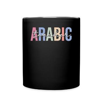 Language teaching - Full Colour Mug - black - Front