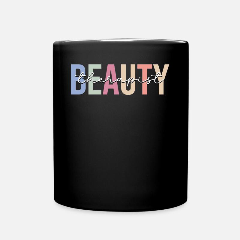 Kosmetikerin - Tasse einfarbig - Schwarz