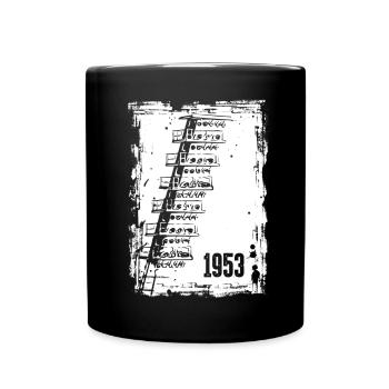Football 1953 Dresde Ancien Stade Lumières - Mug uni - noir - Devant