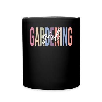 Jardin du jardinier - Mug uni - noir - Devant