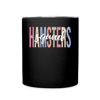Hamster Hammy Pet Lover - Full Colour Mug - black - Front