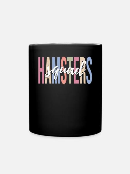 Hamster Hammy Pet Lover - Enfärgad mugg - svart