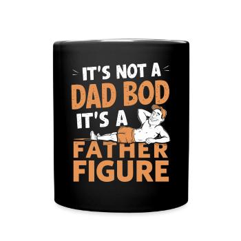 Pas un corps de papa mais une figure paternelle - Mug uni - noir - Devant