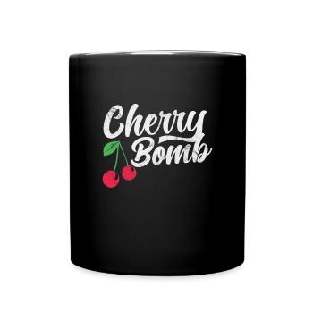 Cherry - Full Colour Mug - black - Front