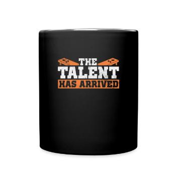 Cornhole - Tasse einfarbig - Schwarz - Vorne