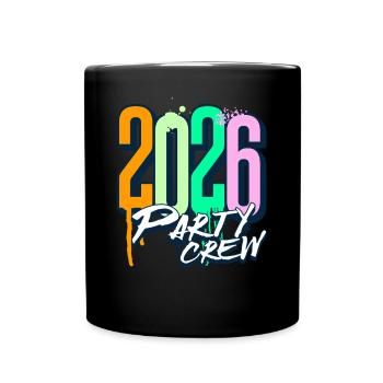 Équipe de fête 2026 - Mug uni - noir - Devant