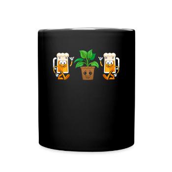 Drôle de jardinage Hobby Jardinier Amoureux des plantes Landsca - Mug uni - noir - Devant