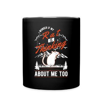Rat Cadeau Rat - Mug uni - noir - Devant