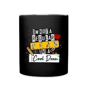 Ich bin kein normaler Dean Ich bin ein cooler Dean Lustig - Tasse einfarbig - Schwarz - Vorne
