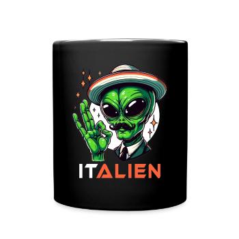 Italy Souvenir Italian Funny Gift - Full Colour Mug - black - Front