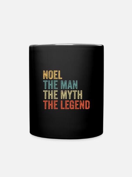 Noel the man the myth - Tasse einfarbig - Schwarz