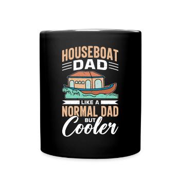 Funny Houseboat Saying - Full Colour Mug - black - Front