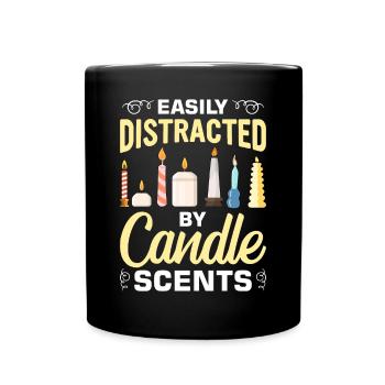 Drôle de fabricant de bougies Candle Maker Saying - Mug uni - noir - Devant