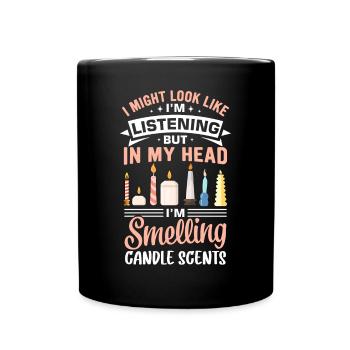 Drôle de fabricant de bougies Candle Maker Saying - Mug uni - noir - Devant