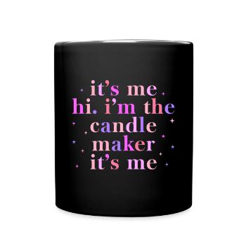 Drôle de fabricant de bougies Candle Maker Saying - Mug uni - noir - Devant