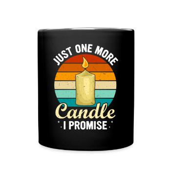 Drôle de fabricant de bougies Candle Maker Saying - Mug uni - noir - Devant