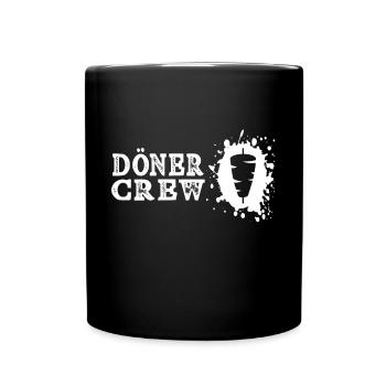 Döner Kebab Crew - Mitarbeiter - Tasse einfarbig - Schwarz - Vorne