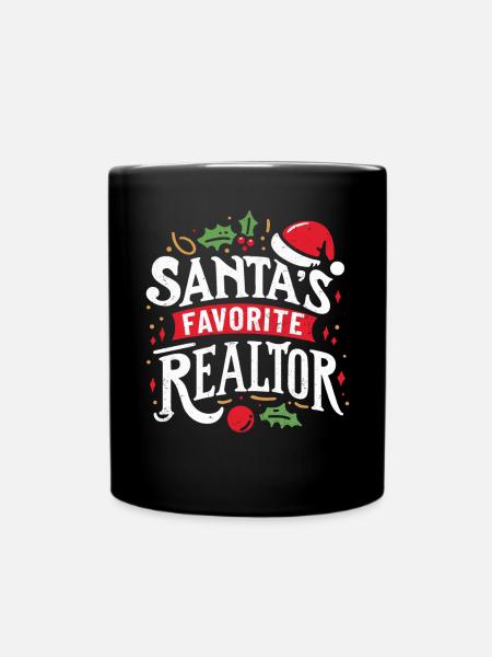 Immobilienmakler - Tasse einfarbig - Schwarz
