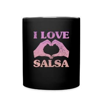 Salsa - Tasse einfarbig - Schwarz - Vorne
