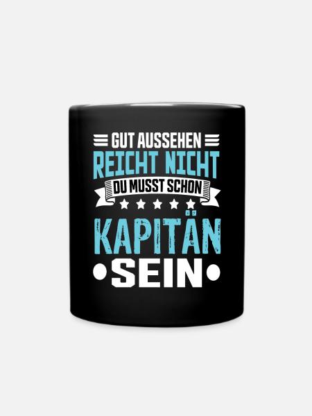 Kapitän - Tasse einfarbig - Schwarz