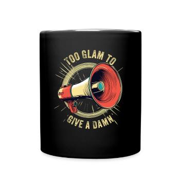 Créateur numérique trop glamour pour se donner un foutu social - Mug uni - noir - Devant