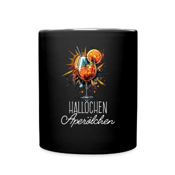 Hello Aperölchen Cocktail Summer Party Chemise - Mug uni - noir - Devant
