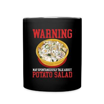 Salade de pommes de terre Cadeau de salade de pommes de terre - Mug uni - noir - Devant