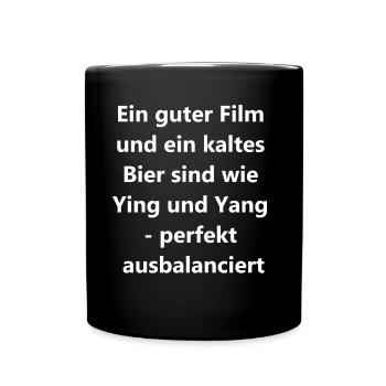Movie Night Gift - Full Colour Mug - black - Front