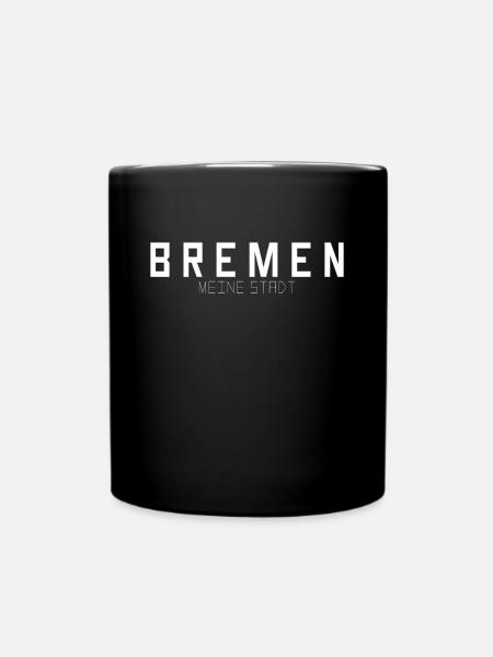 Bremen Meine Stadt - Tasse einfarbig - Schwarz