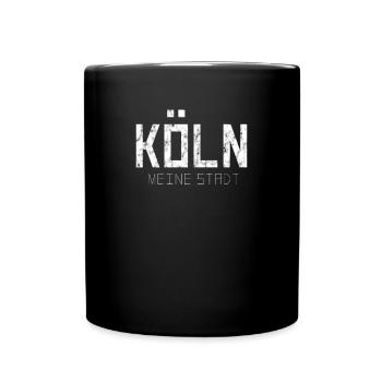 Cologne Ma ville - Mug uni - noir - Devant