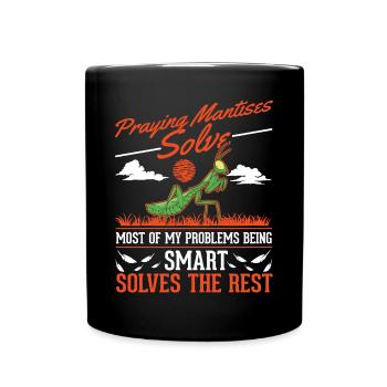 Cadeau mante mante mante mante mante - Mug uni - noir - Devant