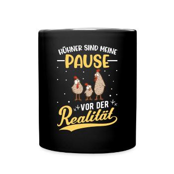 Poulet cadeau Poulet fermier Poulet - Mug uni - noir - Devant