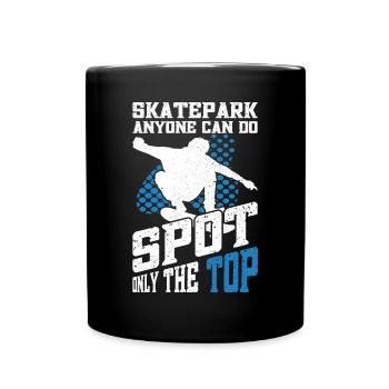 Skateboard Art For Boys Girls Men Skateboard Gifts - Full Colour Mug - black - Front