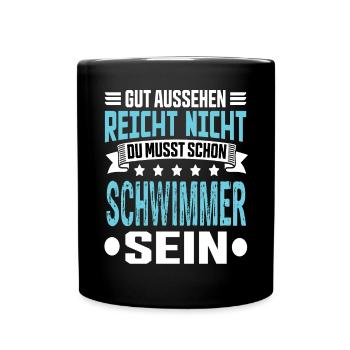 Swimmer - Full Colour Mug - black - Front