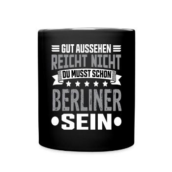 Berlin Berlin Capitale Hemiat Berlin Dictons - Mug uni - noir - Devant