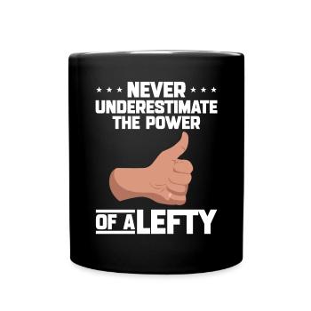 Gaucher - Mug uni - noir - Devant