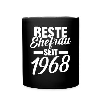 Meilleure épouse de la Saint-Valentin depuis 1968 - Mug uni - noir - Devant