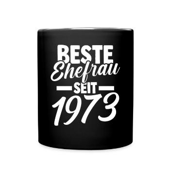 Meilleure épouse de la Saint-Valentin depuis 1973 - Mug uni - noir - Devant