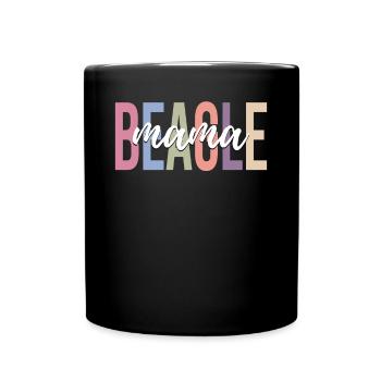 Beagle Hund Beagle Mama Beagle Liebhaber Beagle Fr - Tasse einfarbig - Schwarz - Vorne