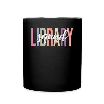 Buchliebhaber Leser Bibliothekar - Tasse einfarbig - Schwarz - Vorne