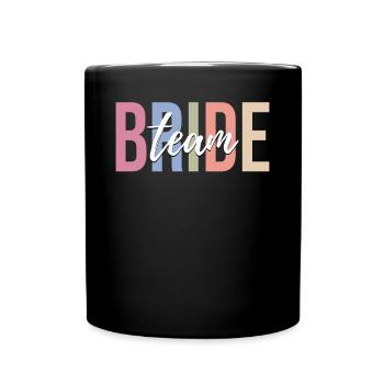Bridal Shower Hen Party - Full Colour Mug - black - Front
